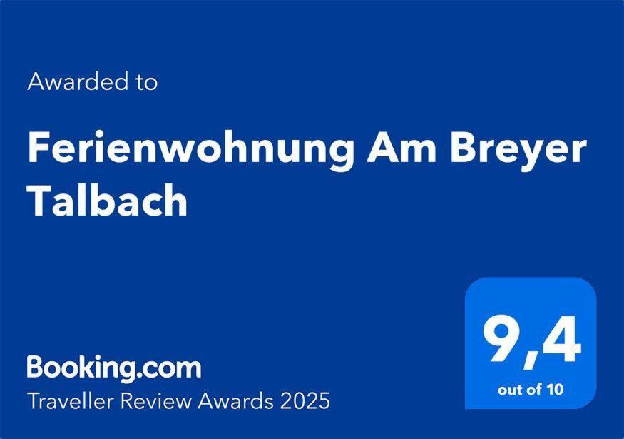 Ferienwohnung Am Breyer Talbach Экстерьер фото